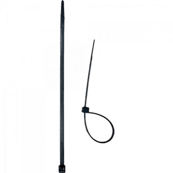 Abraçadeira Nylon 4,8 x 300mm Preto BRASFORT - CEM / 100