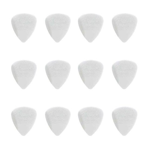 Palheta Nylon Pick 0.46 Extra Fina White Fender - PCT / 12