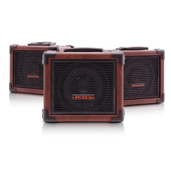 Caixa Multiuso Hayonik Iron 80 20W Bluetooth Marrom