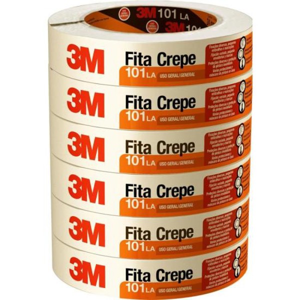 Fita Crepe 18mm x 50m 101LA Bege 3M - PCT / 6