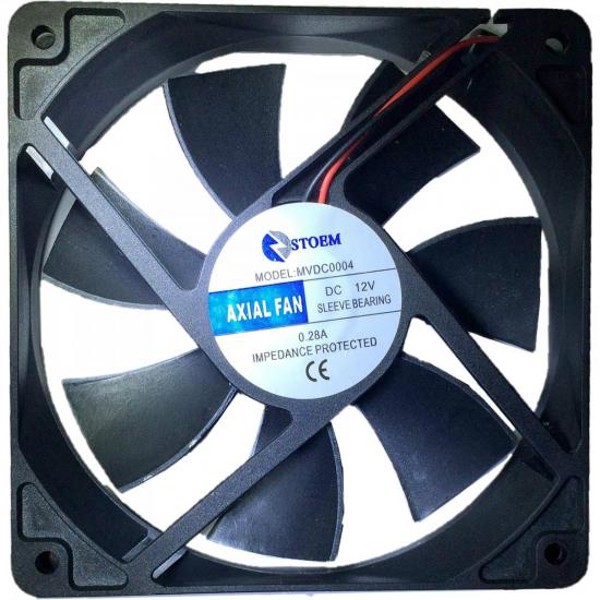 Microventilador Storm MVDC0004 120X120X25mm 12V Preto