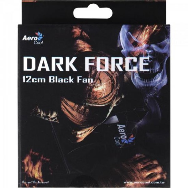 Cooler Fan 12cm DARK FORCE EN51332 Preto AEROCOOL