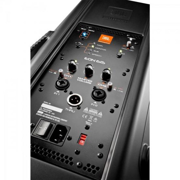 Caixa Acústica Ativa 500W EON615 Preta JBL