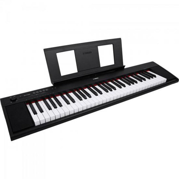 Teclado Yamaha NP-12B Piaggero Preto