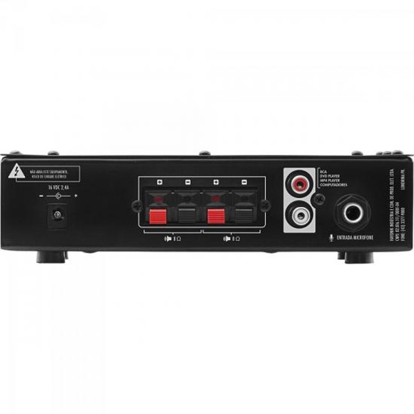 Kit Som Ambiente 200W Musical AMBIENCE 2000 Preto HAYONIK