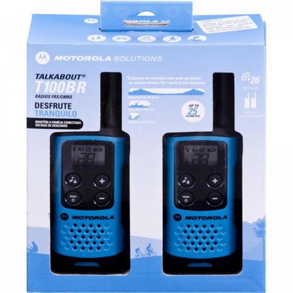 Rádio Comunicador Talkabout 25km T100BR Azul MOTOROLA - PAR / 2