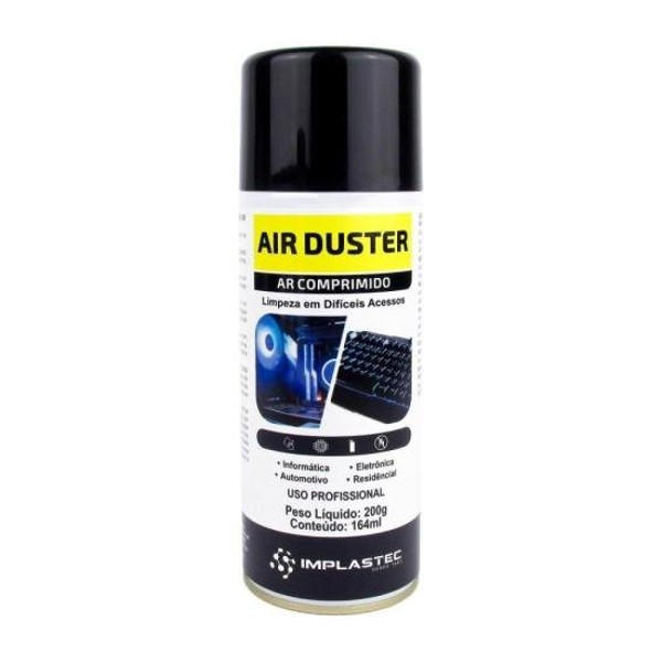 Ar Comprimido 200g Air Duster Implastec - CX / 12