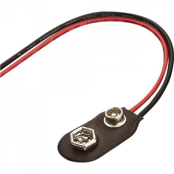 Clip Para Bateria 9V com Fios CN0144SC20 Preto/Vermelho TIMRICH - PCT / 20