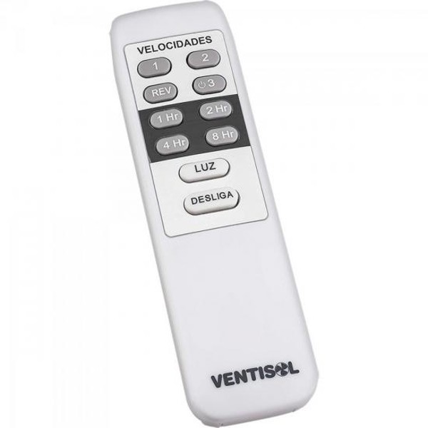 Ventilador de Teto 3 Pás 127V com Controle FENIX Branco VENTISOL