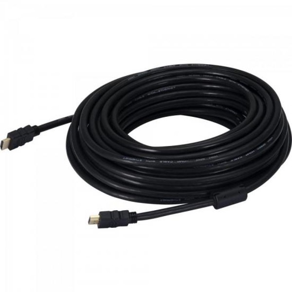 Cabo HDMI 1.4 3D Com Filtro HDF-105/15M Preto FORTREK