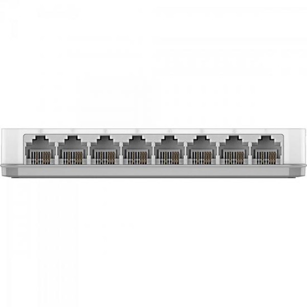 Switch Fast 8 Portas 100Mbps DES-1008C Branco D-LINK