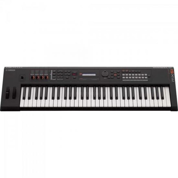 Teclado Yamaha MX61 BK Sintetizador Preto