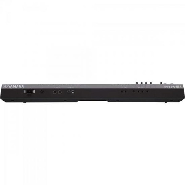 Teclado Yamaha MX61 BK Sintetizador Preto