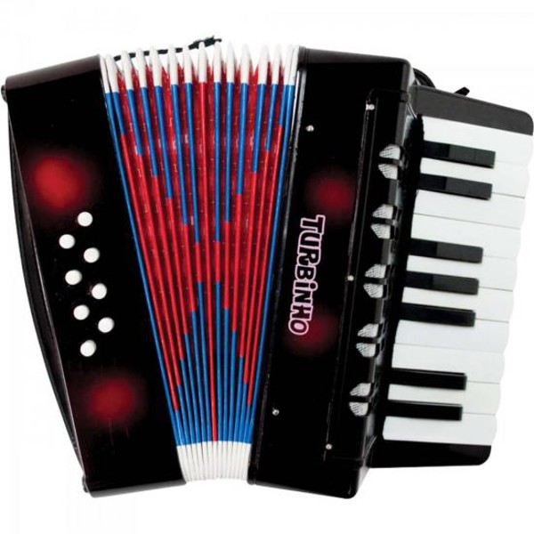 Acordeon Infantil Turbinho 104 Preto