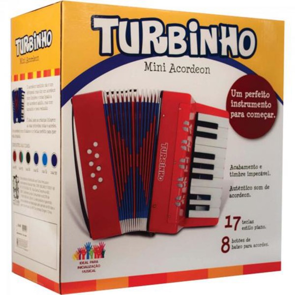 Acordeon Infantil Turbinho 104 Preto