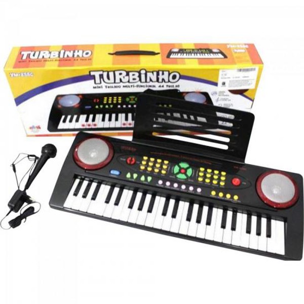 Teclado Infantil TURBO YM-238C Preto