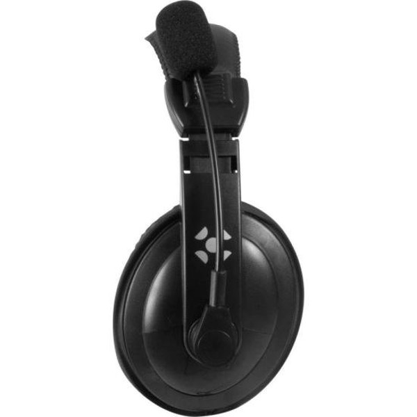 Fone de Ouvido Fortrek HSL102 Multimídia Com Microfone Preto FK 739A