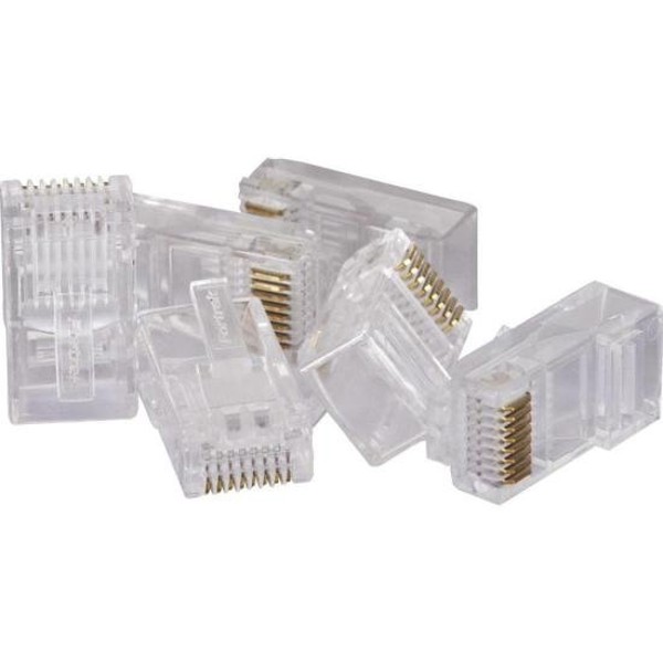 Conector Macho CAT5E RJ45 201 Fortrek FK 120E - BLI / 100