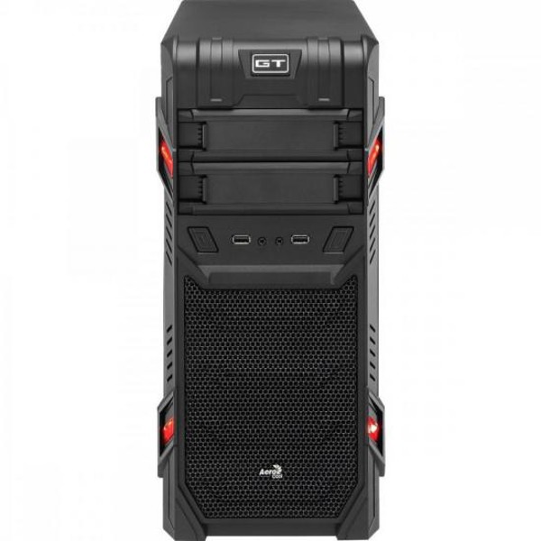 Gabinete Gamer Mid Tower GT WINDOW EN58683 Preto AEROCOOL