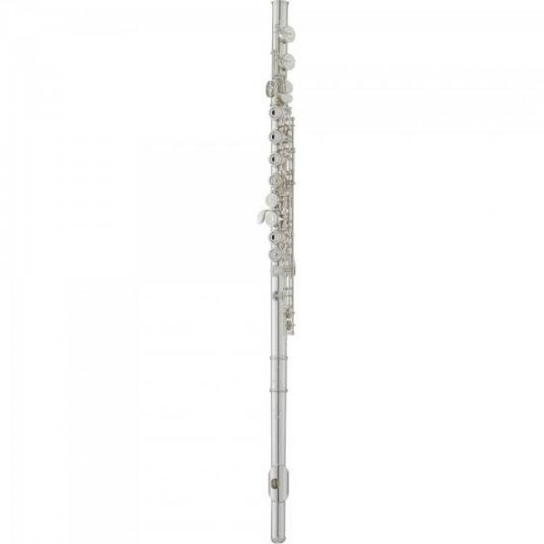 Flauta Yamaha YFL-312 Transversal Soprano C Prata