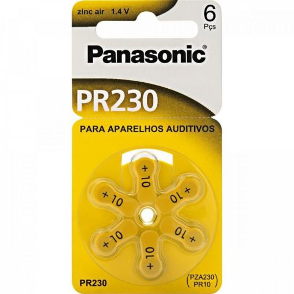 Pilha Zinco Auditiva 1,4V PR230H (C/6 Pilhas) Panasonic - CAR / 6