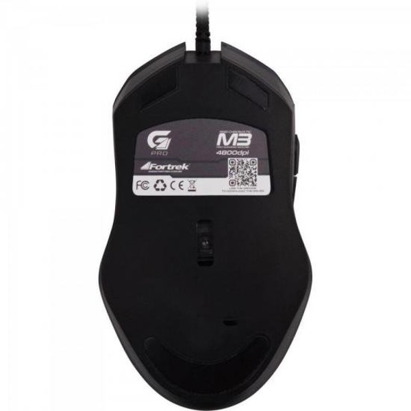 Mouse Gamer Fortrek M3 RGB Preto