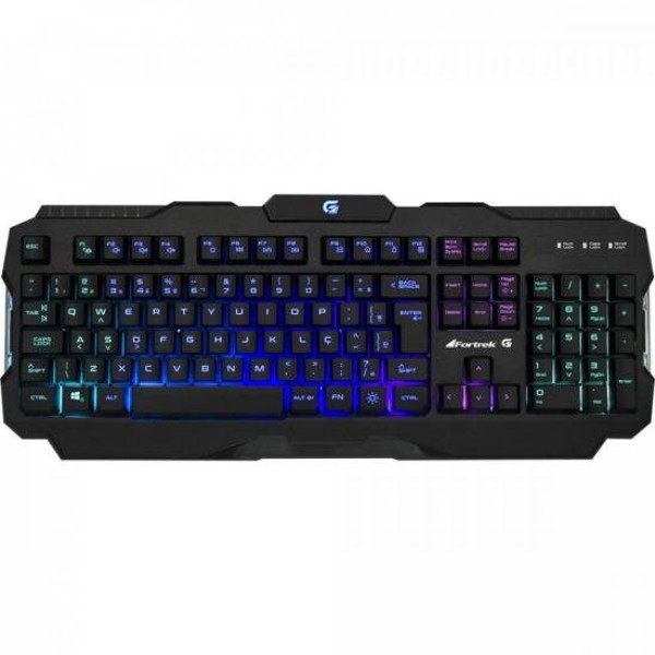 Teclado Gamer Pro K3 RGB Preto FORTREK
