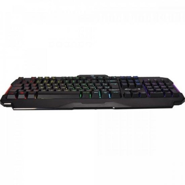 Teclado Gamer Pro K3 RGB Preto FORTREK