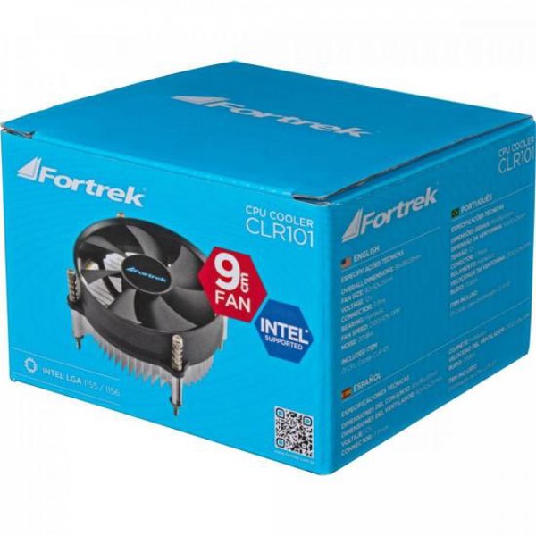 Cooler Para CPU 95x95x51mm CLR-101 FORTREK