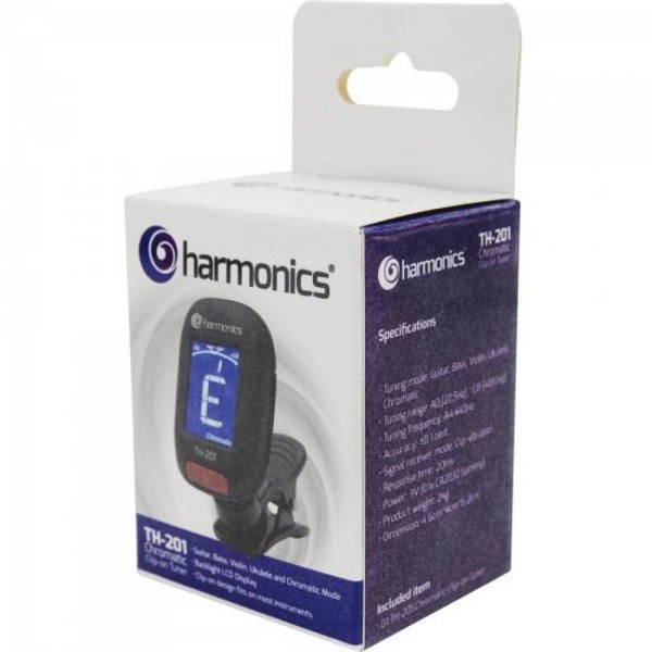 Afinador Clip CromáticoTH-201 HARMONICS