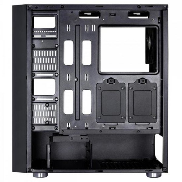 Gabinete Mid Tower ATX QUARTZ RGB Preto AEROCOOL