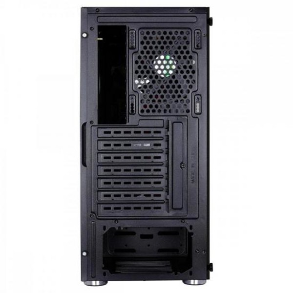 Gabinete Mid Tower ATX QUARTZ RGB Preto AEROCOOL