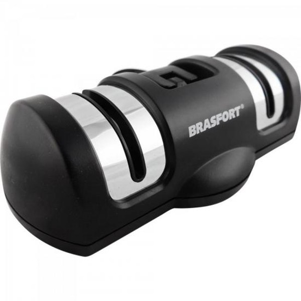 Afiador de Facas 2x1 CHEFF Preto BRASFORT