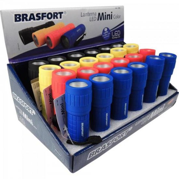 Lanterna LED Mini Colors BRASFORT - CX / 24