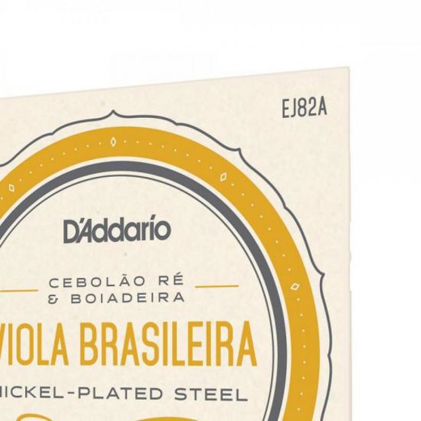 Encordoamento Viola Brasileira Cebolão RE/Boiadeira EJ82A D Addario