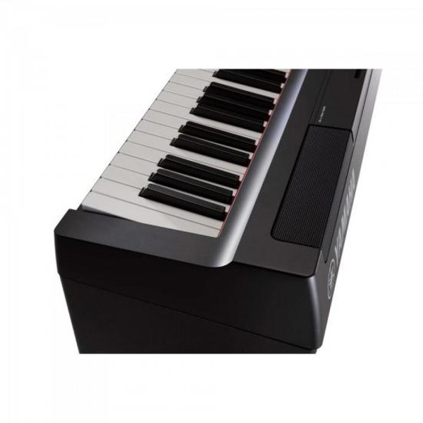 Piano Digital Yamaha P-125 Compacto Com Fonte Preto