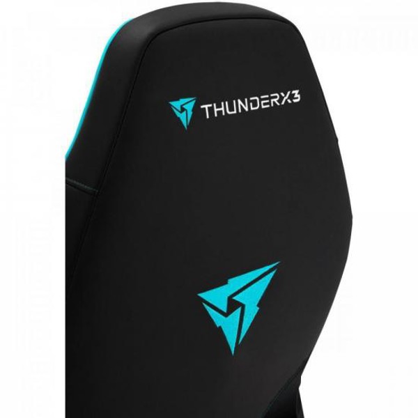 Cadeira Gamer Profissional AIR BC-1 EN61867 Preta/Ciano THUNDERX3