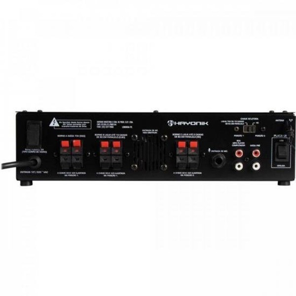 Amplificador Hayonik PRO620 100W RMS Com Gongo
