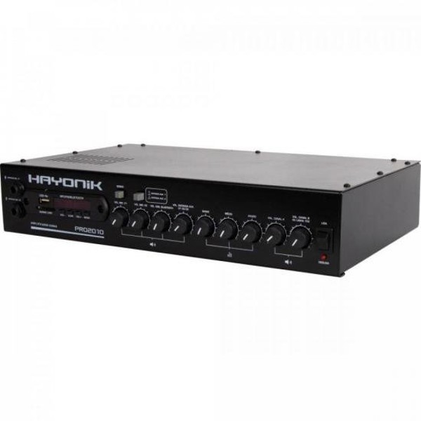 Amplificador Hayonik PRO2010 200W RMS Com Gongo