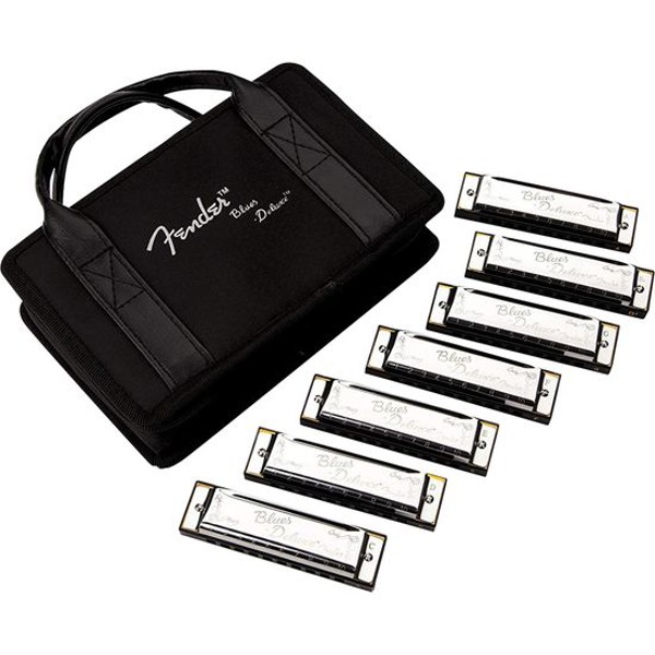 Kit Gaita Fender com 7 BLUES Deluxe e Case