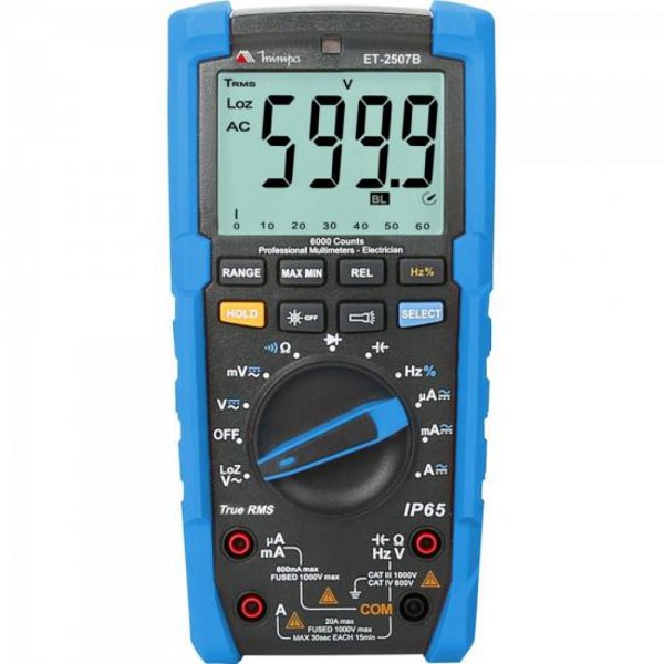 Multímetro Digital ET2507-B Azul MINIPA