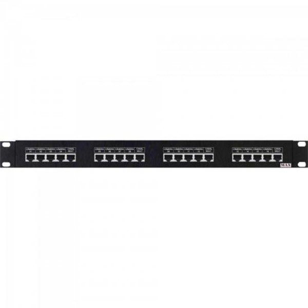 Rack Para CFTV MULTI 19'' HD Power Balun Rack 16 Canais HÍBRIDO MAX