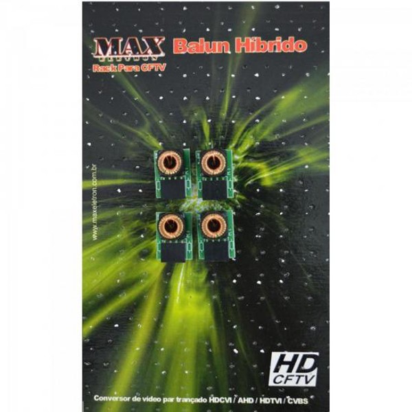 Rack Para CFTV MULTI 19'' HD Power Balun Rack 16 Canais HÍBRIDO MAX