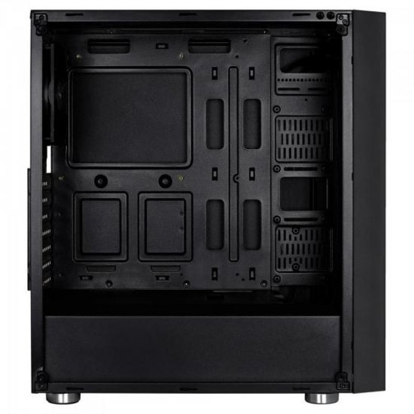 Gabinete Gamer Mid Tower Quartz Revo RGB Preto AEROCOOL