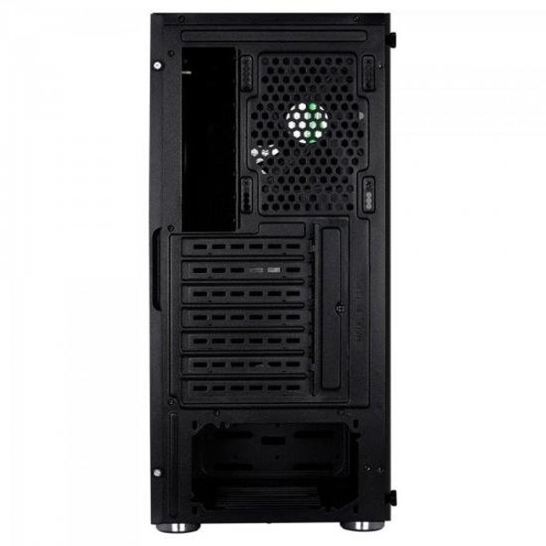 Gabinete Gamer Mid Tower Quartz Revo RGB Preto AEROCOOL