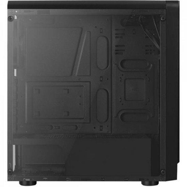 Gabinete Gamer Aerocool Rift Preto RGB Lateral Acrílico