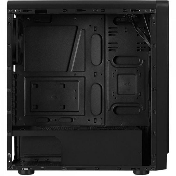 Gabinete Gamer Aerocool Rift Preto RGB Lateral Acrílico