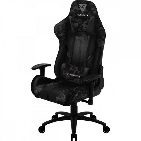 Cadeira Gamer ThunderX3 BC3 Camo Black Hawk Cinza