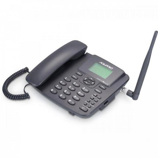 Telefone Celular Fixo CA42-S 3G Preto AQUARIO