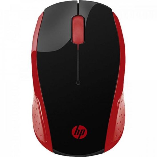 Mouse Sem Fio HP X200 OMAN 1000 DPI Vermelho